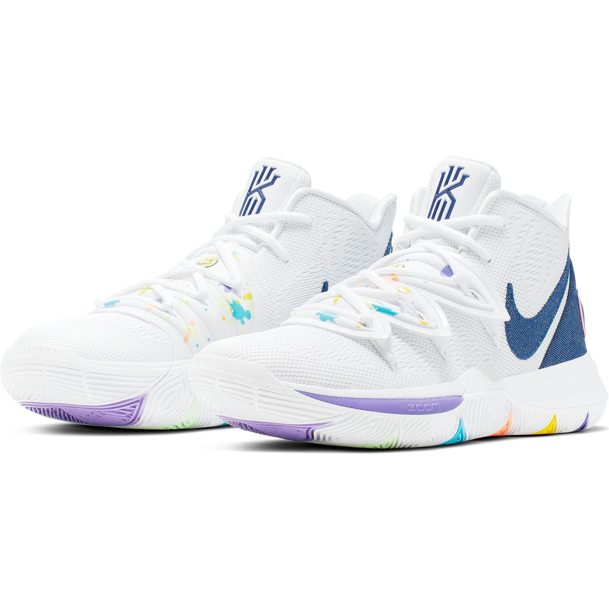 nike kyrie 5 white denim